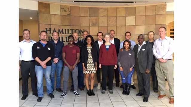 Industry Advisory Board members, Rhodes University student class representatives and Information Sci