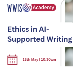 Online Webinar: Ethics in AI Supported Writing