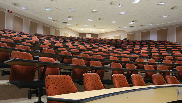 Rhodes University lecture hall