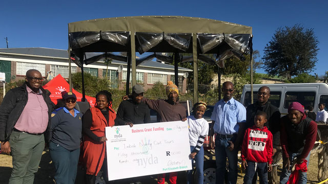 Imbali Donkey Tour beneficiaries receive NYDA grant