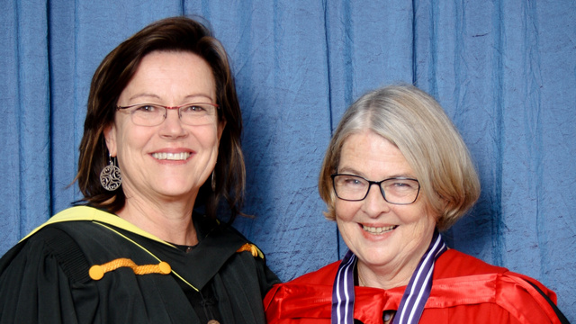 Di Hornby and Professor Tally Palmer