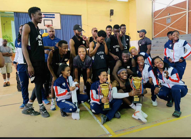 The newly crowned NMBBA champions: Rhodes University's Titans